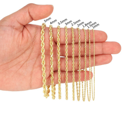 Rynx | Rope Pin in Yellow Gold - 3mm