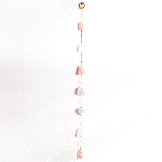 Rynx | Rose Quartz + Clear Quartz 24" Wall Decor