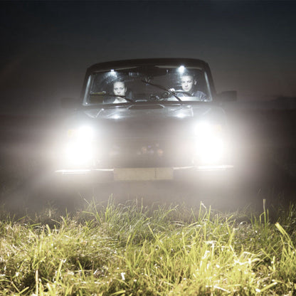 Rynx | Round LED Headlight Halo Angel Eyes for Jeep Wrangler