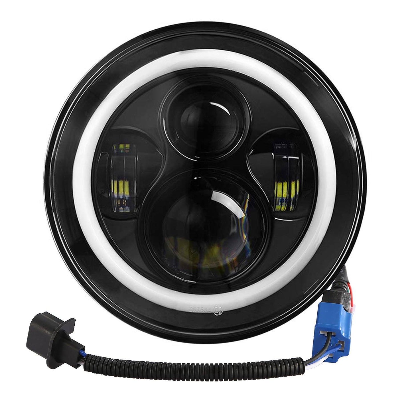 Rynx | Round LED Headlight Halo Angel Eyes for Jeep Wrangler