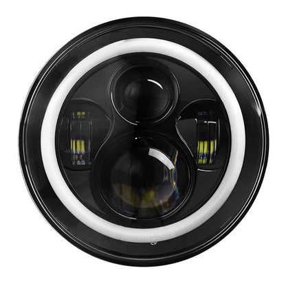 Rynx | Round LED Headlight Halo Angel Eyes for Jeep Wrangler