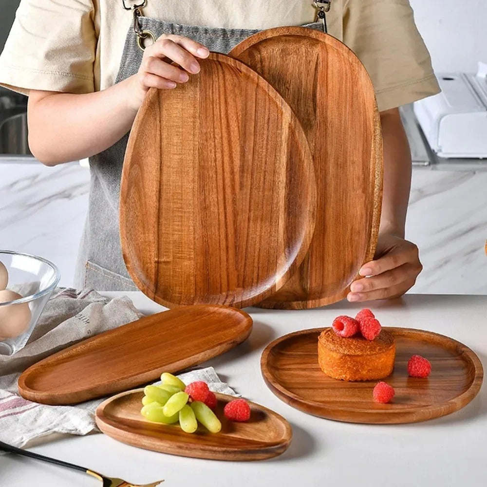 Rynx | Royal Acacia Serving Tray - Stylish - Sustainable - Perfect for Parties