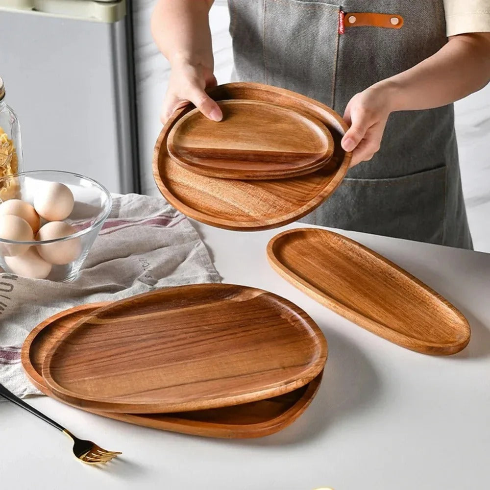 Rynx | Royal Acacia Serving Tray - Stylish - Sustainable - Perfect for Parties
