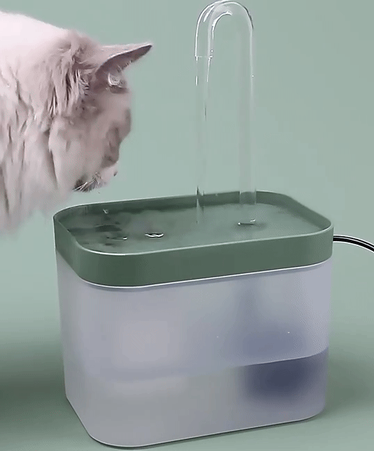 RYNX | Ultra-Quiet Pet Water Fountain With Smart Filtration - 1.5 L Stainless Steel