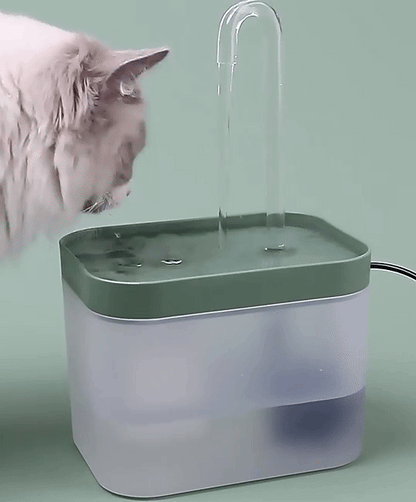 RYNX | Ultra-Quiet Pet Water Fountain With Smart Filtration - 1.5 L Stainless Steel