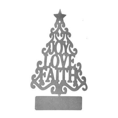 Rynx | Decor Steals 15" Metal Display Trees (2 Styles) - Metal Christmas Tree Cutout Holiday Decoration