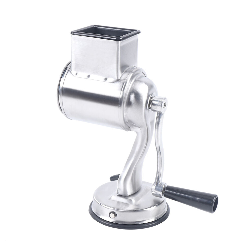 RYNX | Multifunctional Stainless Steel Rotary Cheese Grater, Hand Drum Cutter, Crank Vegetable Chopper