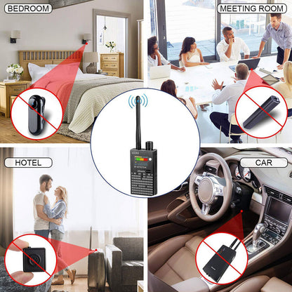 RYNX | Spy Signal Bug Detector, Hf Detector, Hidden Camera, Laser Lens, Gsm Gps Device Finder