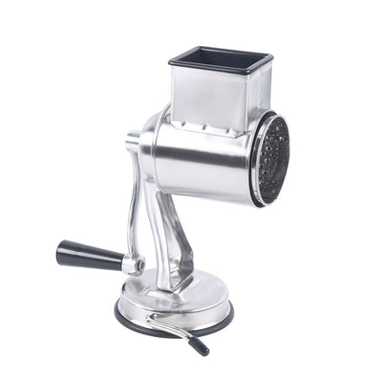 RYNX | Multifunctional Stainless Steel Rotary Cheese Grater, Hand Drum Cutter, Crank Vegetable Chopper