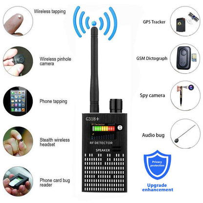 RYNX | Spy Signal Bug Detector, Hf Detector, Hidden Camera, Laser Lens, Gsm Gps Device Finder