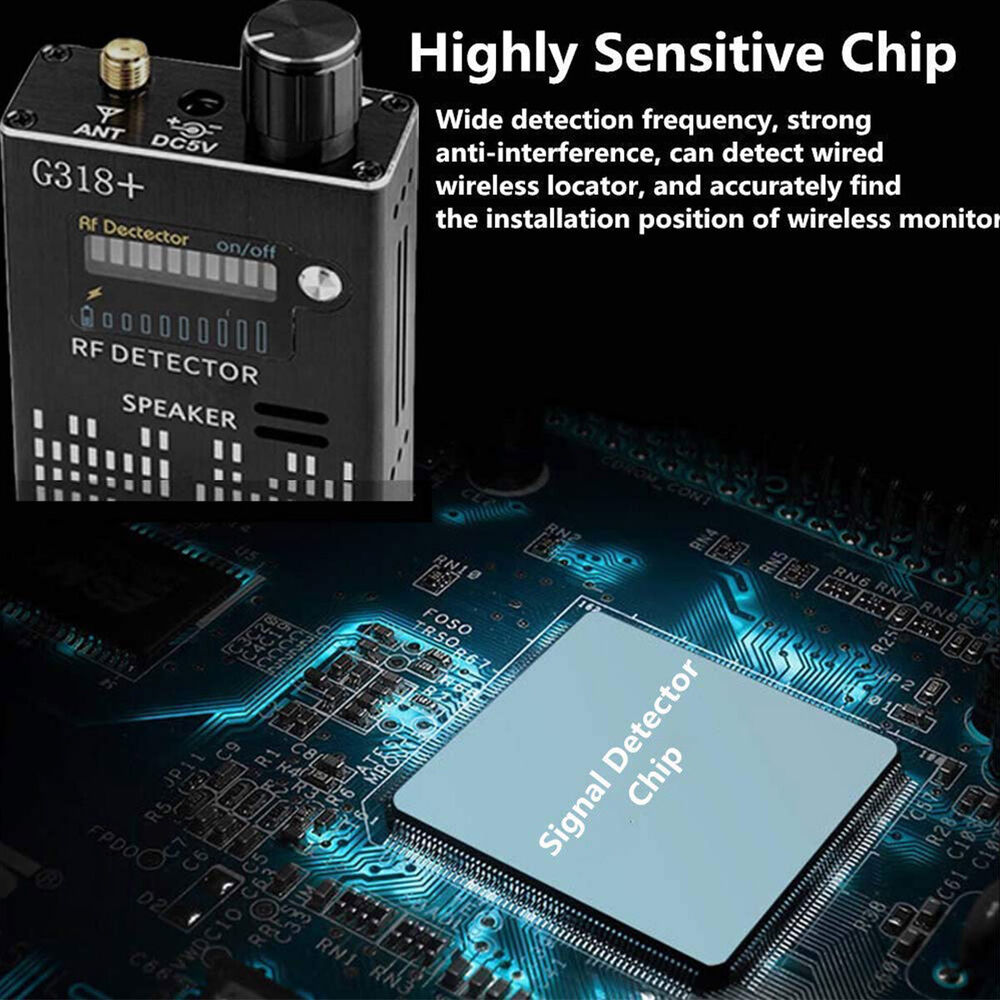 RYNX | Spy Signal Bug Detector, Hf Detector, Hidden Camera, Laser Lens, Gsm Gps Device Finder