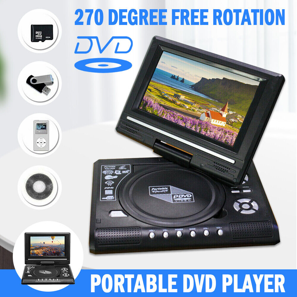 Rynx | Portable HD DVD player with LCD screen