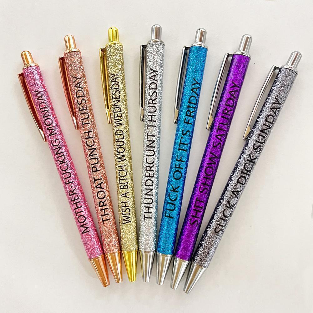 Rynx | Funny Ballpoint Pen Set (7 pieces)