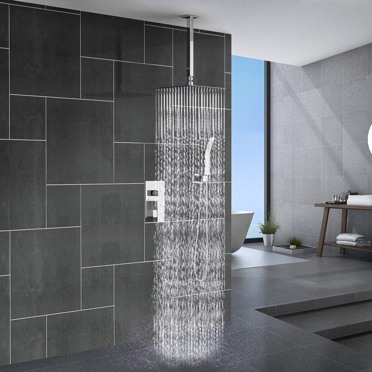 Rynx | Ultra-Thin Wall-Mounted Showerhead
