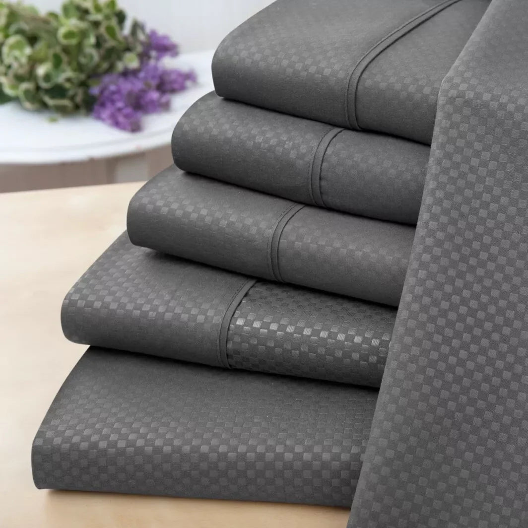 Rynx | 6-piece set: US Army printed check bedding set