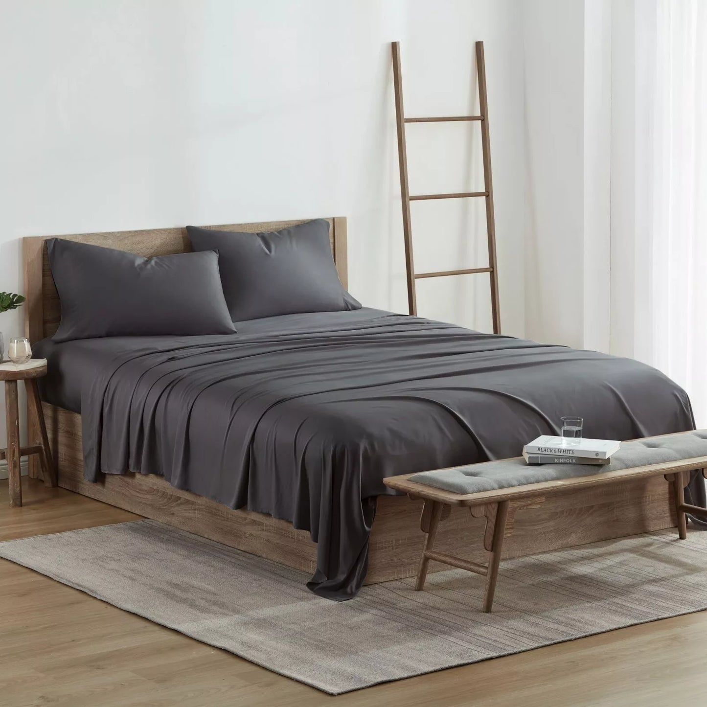 Rynx | 4-piece set: Kathy Ireland 300 thread count 100% bamboo sheet set