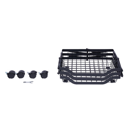 Rynx | Stackable Fruit Vegetable Kitchen Basket Shelf Storage 3-Tier Rolling Cart
