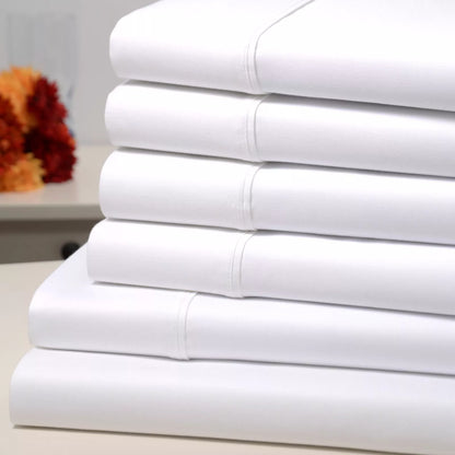 Rynx | 6-piece set: Kathy Ireland 1500 thread count bamboo cotton bedding set