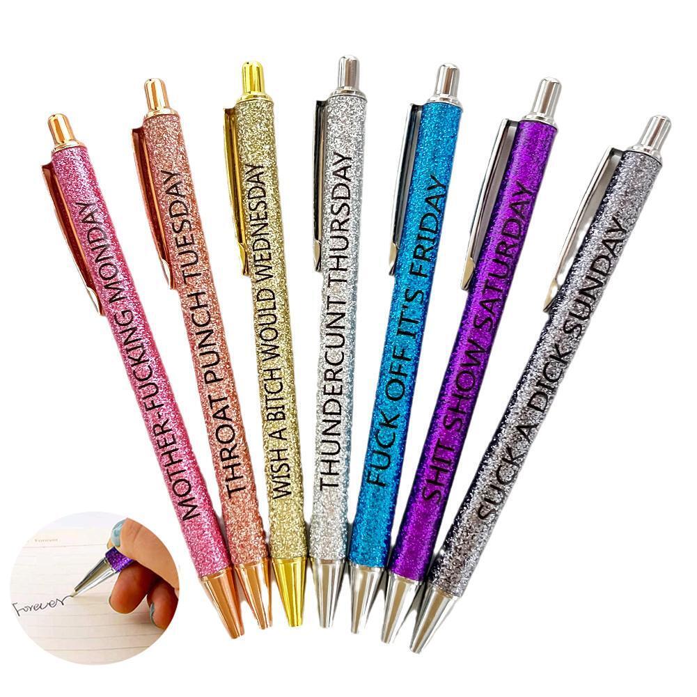 Rynx | Funny Ballpoint Pen Set (7 pieces)