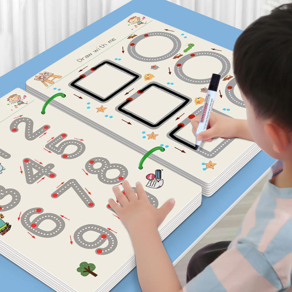 RYNX | Start Writing Book - Education Tracking Workbook For Kids