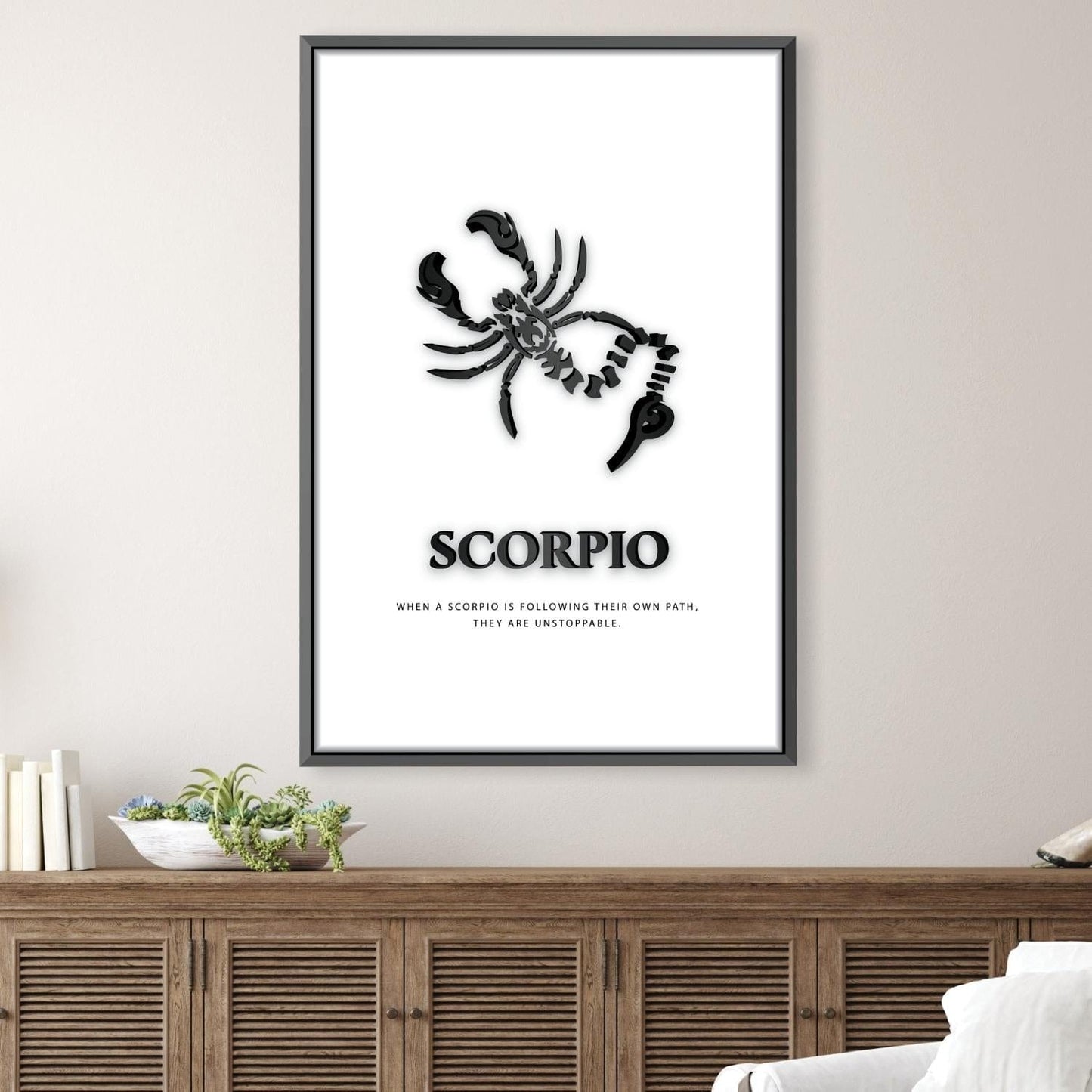 Rynx | Scorpio - White Canvas