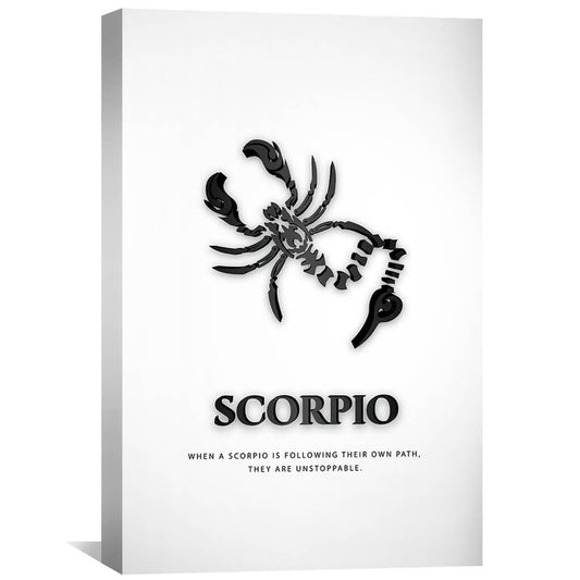 Rynx | Scorpio - White Canvas