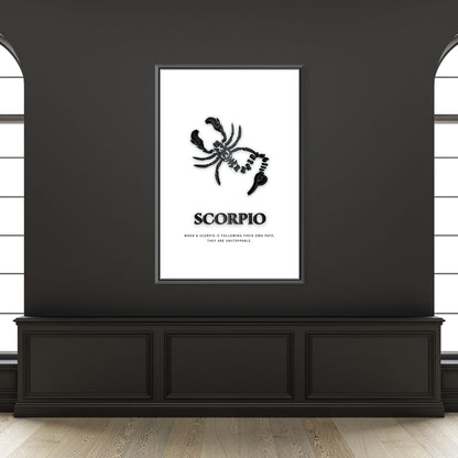 Rynx | Scorpio - White Canvas