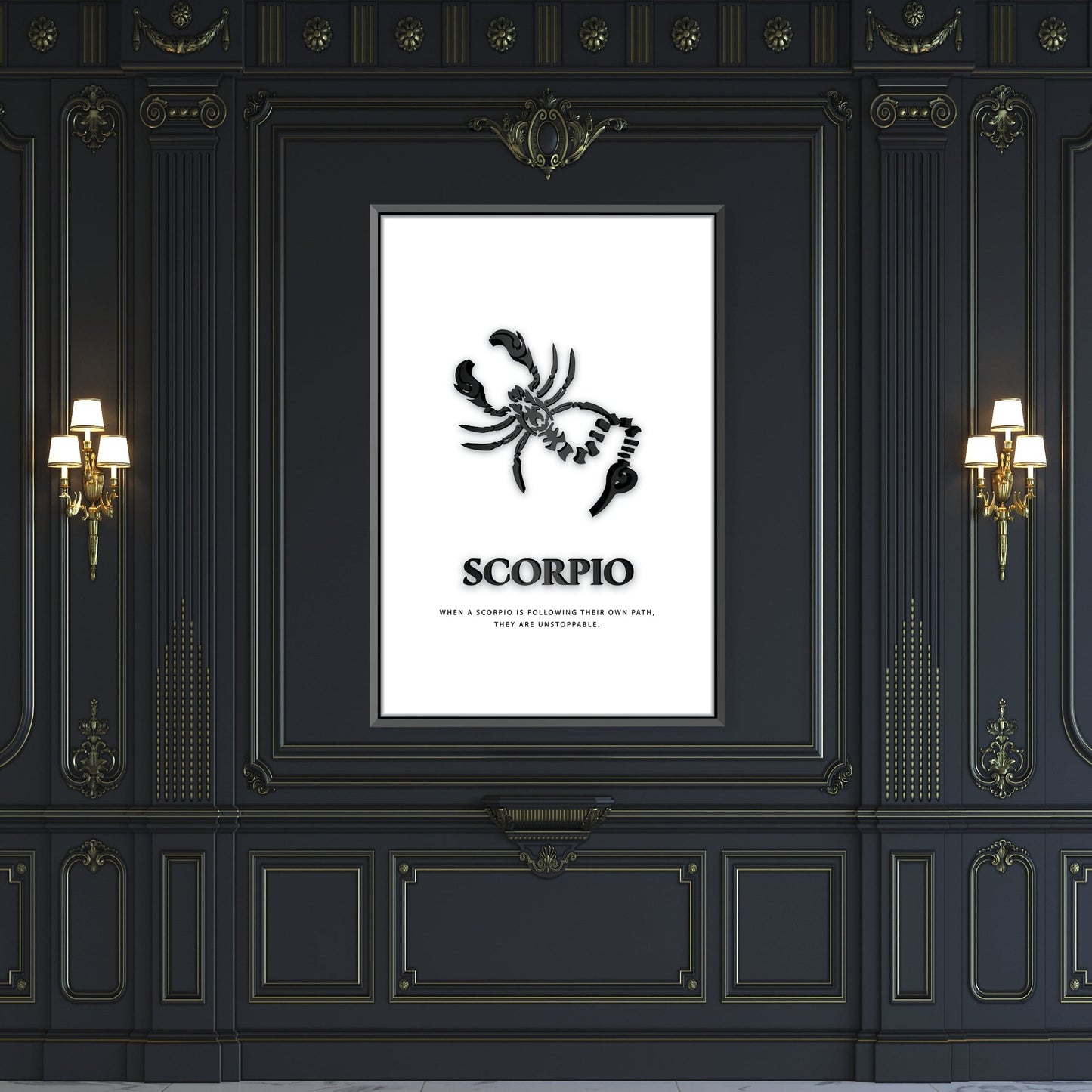 Rynx | Scorpio - White Canvas