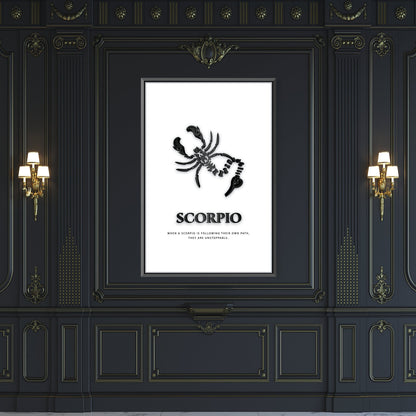 Rynx | Scorpio - White Canvas