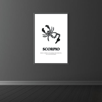 Rynx | Scorpio - White Canvas