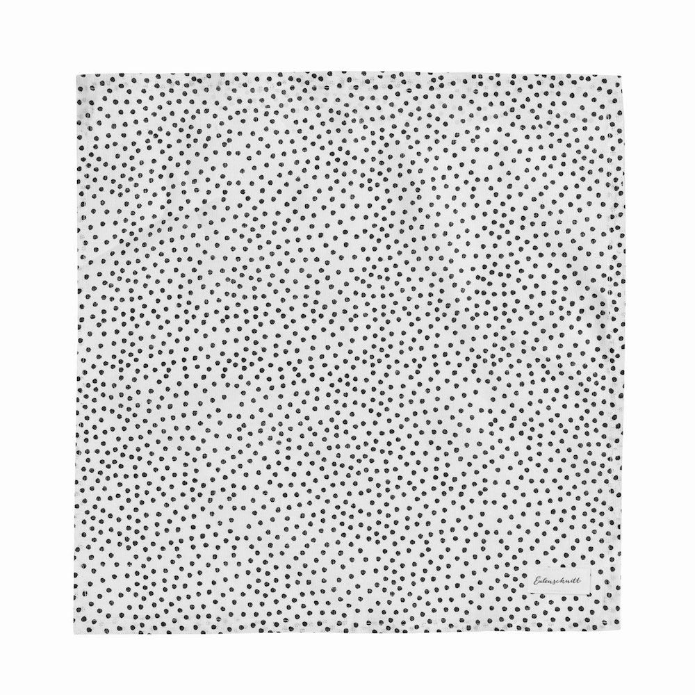 Rynx | Linen Napkins Dots White 4 Piece Set