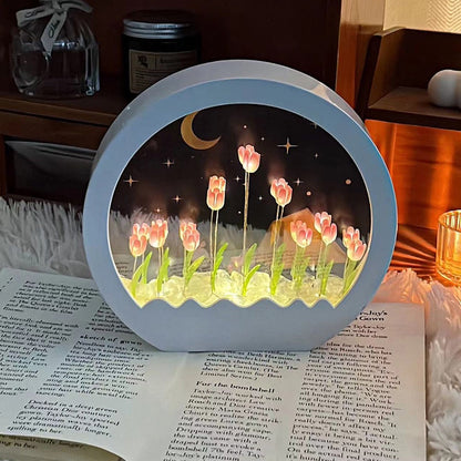 Rynx | DIY Twilight Tulips Mirror