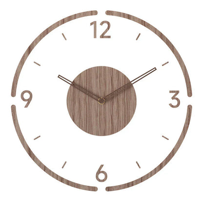 Rynx | Nordic Design Wall Clock made of Wood - Stylish & Silent
