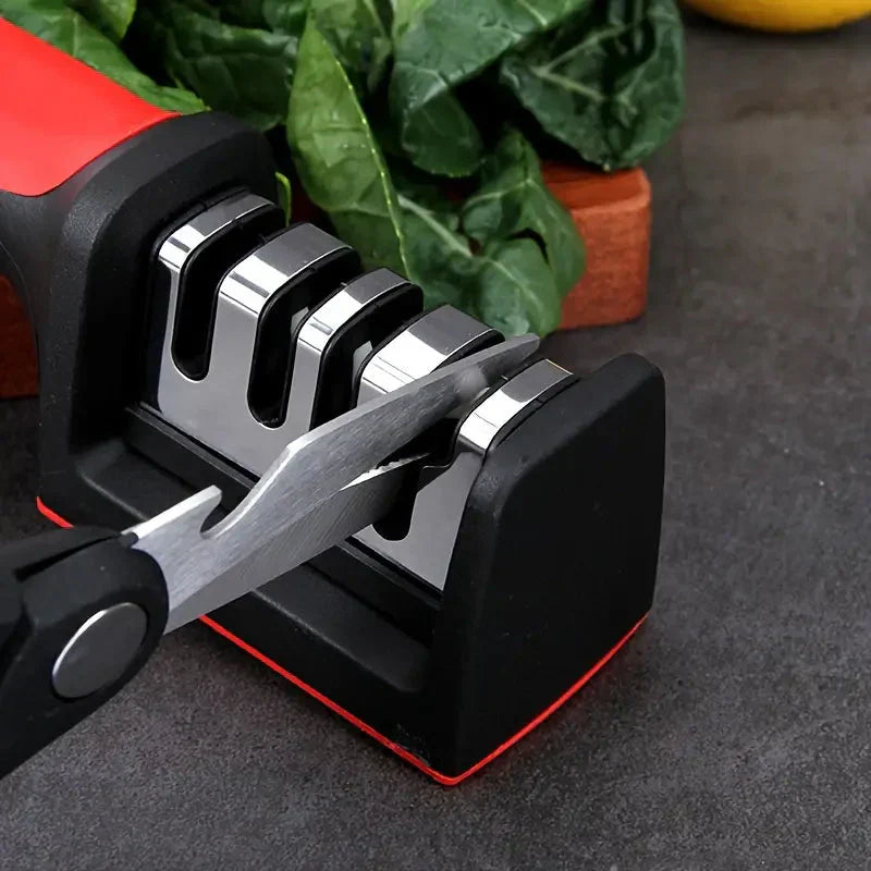 Rynx | Sharppro - Professional 4-Stage Knife Sharpener - Perfect Cutting Power - Easy to Use