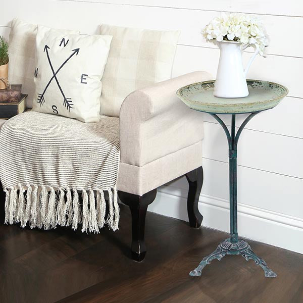 Rynx | Antique Scroll Accent Table