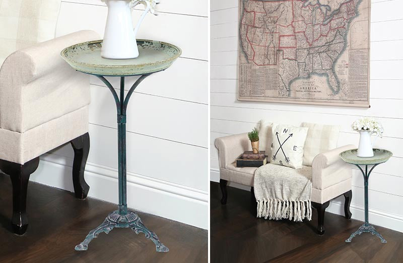 Rynx | Antique Scroll Accent Table