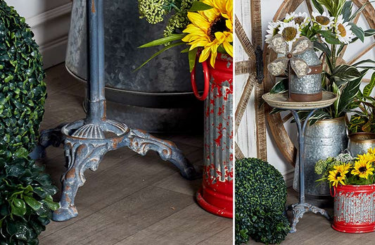 Rynx | Antique Scroll Accent Table