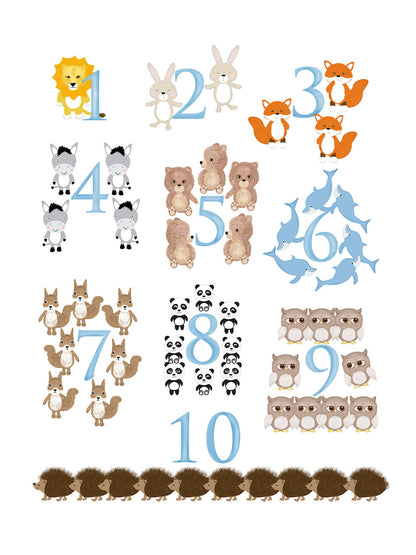 Rynx | Number print in pastel