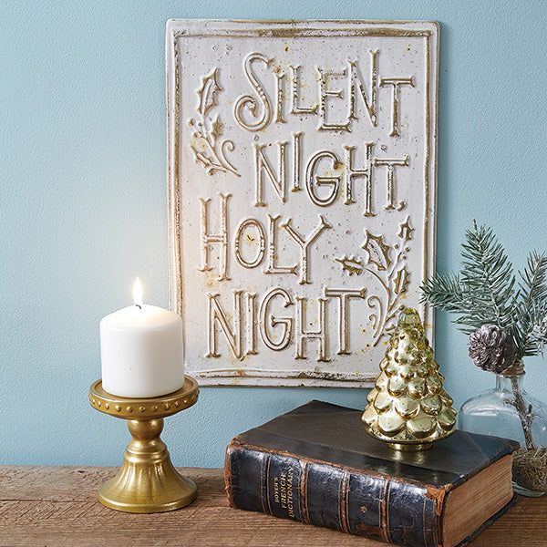 Rynx | Silent Night Aged White Wall Decoration
