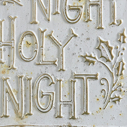 Rynx | Silent Night Aged White Wall Decoration