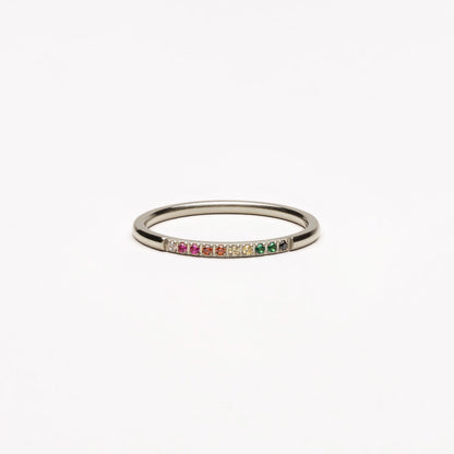 RYNX | Golden Ring With Colored Stones - Solene Silver