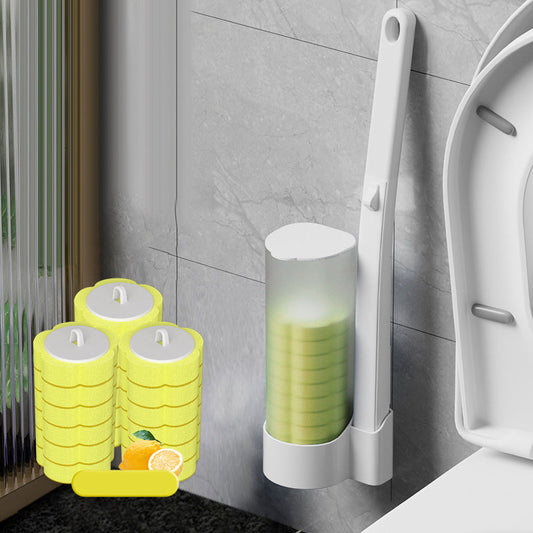 Rynx | Toilet Wall Kit, Disposable Toilet Cleaning System with 18 Refill Heads