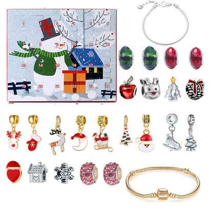 Rynx | 24 Days Countdown Calendar DIY Christmas Advent Calendar Bracelet Set