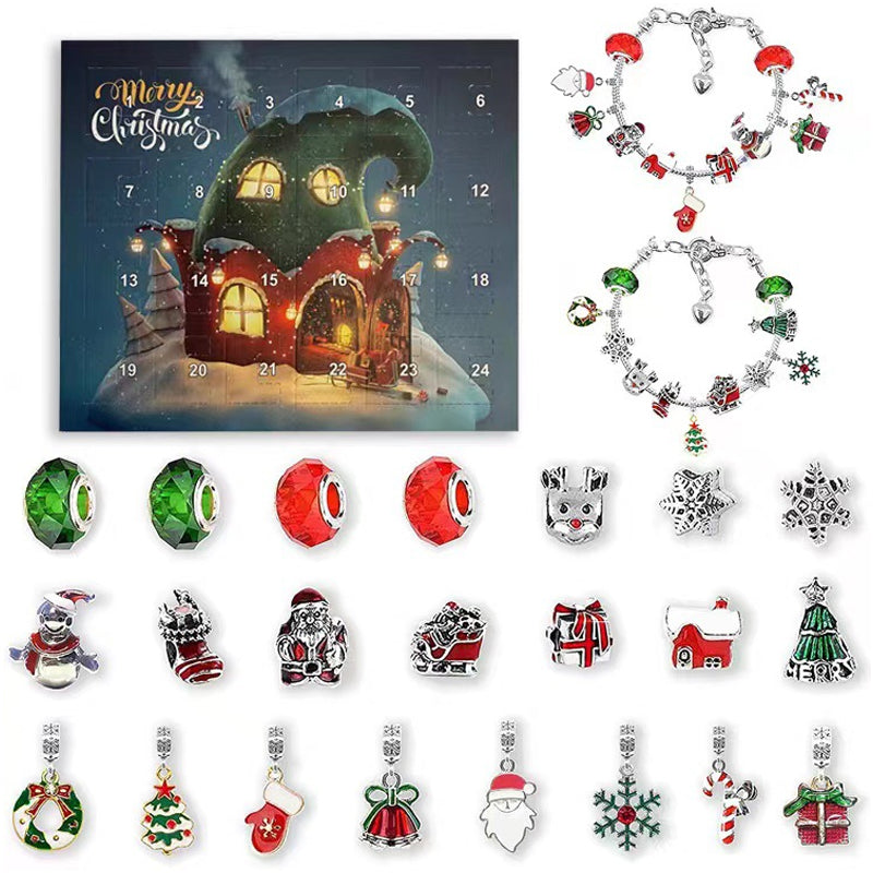 Rynx | 24 Days Countdown Calendar DIY Christmas Advent Calendar Bracelet Set