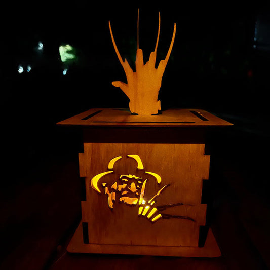 Rynx | Horror figure Jack Lantern wood decoration