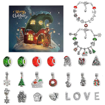Rynx | 24 Days Countdown Calendar DIY Christmas Advent Calendar Bracelet Set