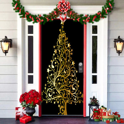 Rynx | Nightmare Before Christmas Outdoor Decorations Props Christmas Elf Door Cover