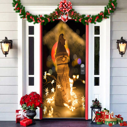 Rynx | Nightmare Before Christmas Outdoor Decorations Props Christmas Elf Door Cover