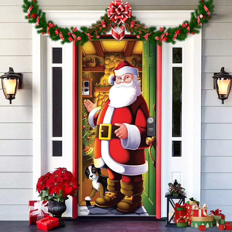 Rynx | Nightmare Before Christmas Outdoor Decorations Props Christmas Elf Door Cover