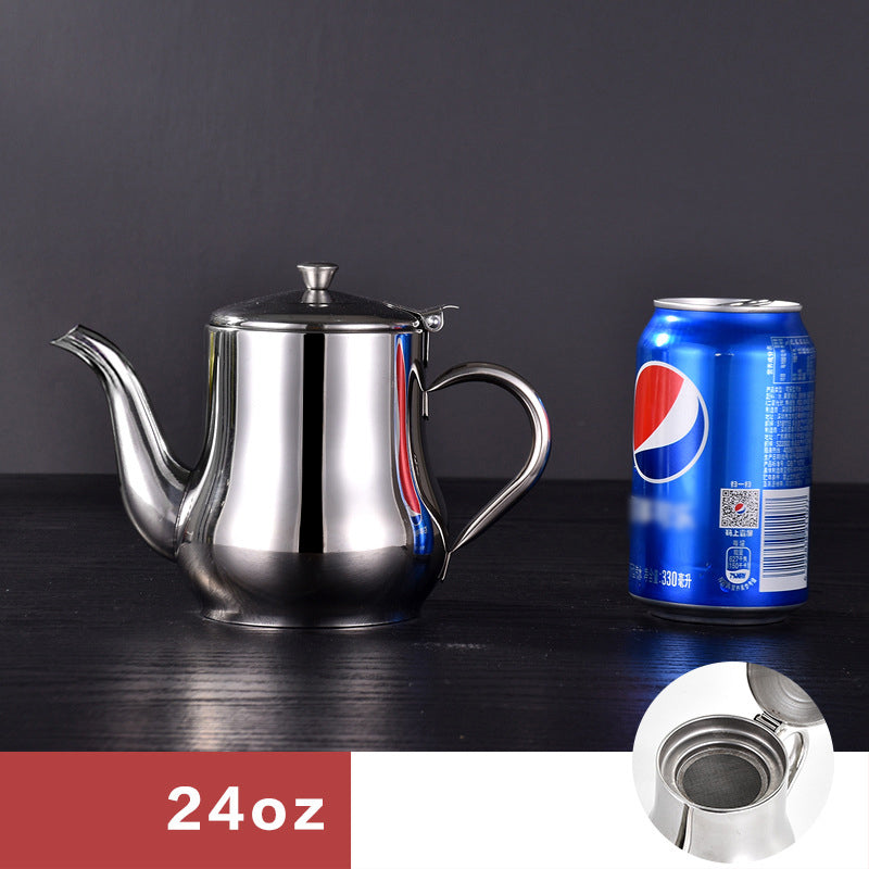 Rynx | Stainless Steel Oil Dispenser, Oil Dispenser with Removable Filter